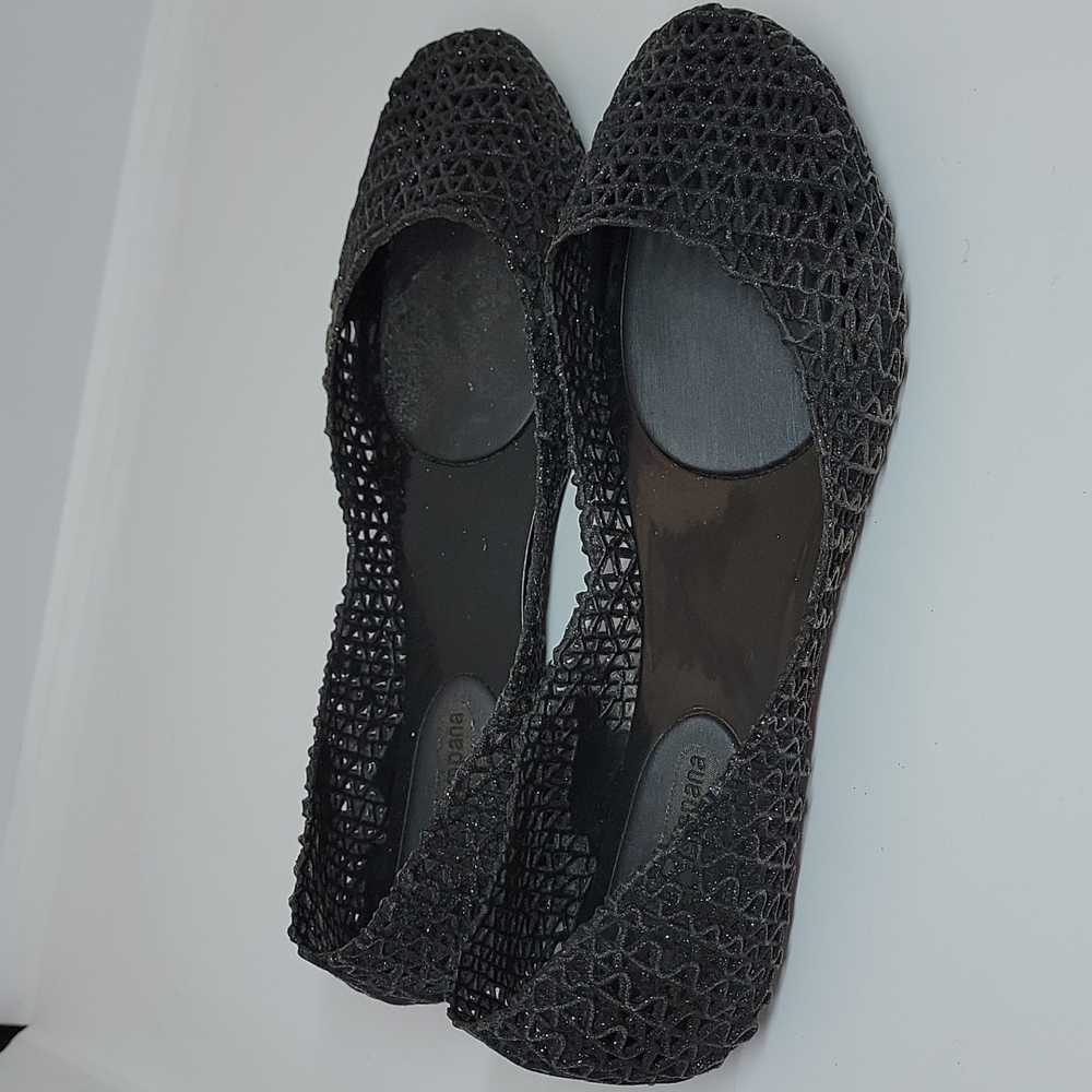 Melissa Campana black flats 7
